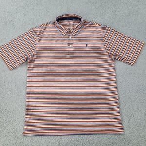 Payne Stewart Golf Polo‎ Shirt Men’s Large Multicolor Striped (Holes)
